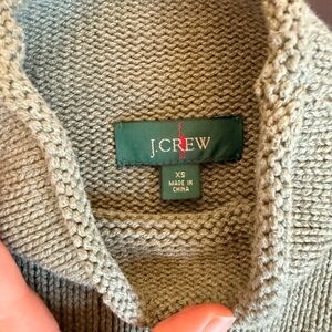 J. Crew Women's Rollneck Sweater in Sage Green - XS